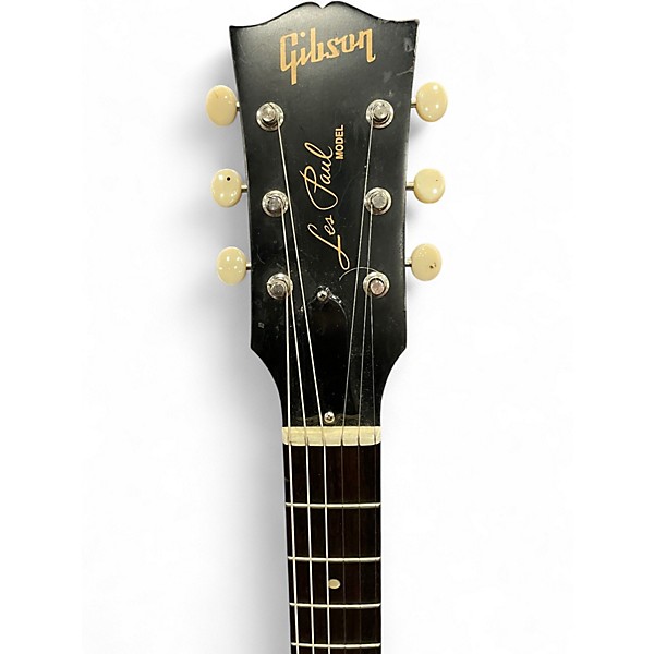 Used 2019 Gibson Les Paul Junior Tribute DC Refinished Black Solid Body Electric Guitar