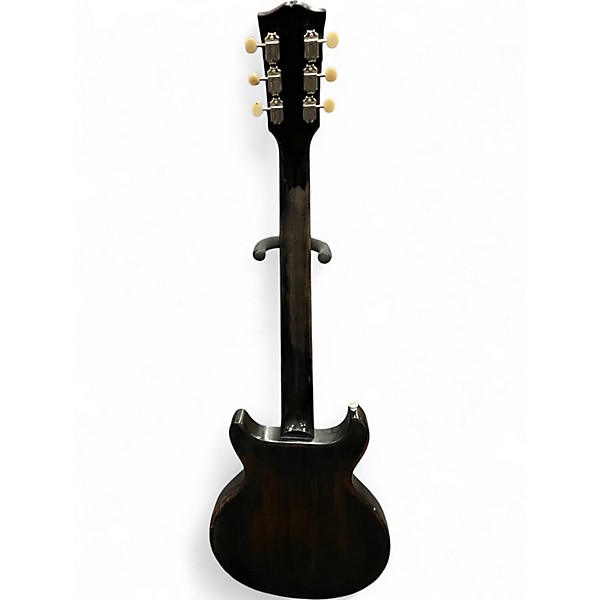 Used 2019 Gibson Les Paul Junior Tribute DC Refinished Black Solid Body Electric Guitar
