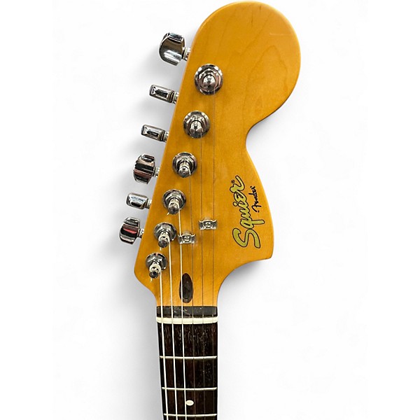 Used Squier Joe Trohman Signature Tobacco Sunburst Solid Body Electric Guitar