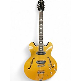Used Epiphone Casino Hollowbody Gold Top Hollow Body Electric Guitar