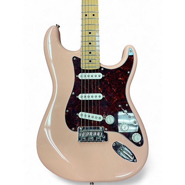 Used Fender 75th Anniversary Special Edition Stratocaster Shell Pink Sol Shell Pink Solid Body Electric Guitar