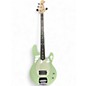 Used Sterling by Music Man stingray intro series Seafoam Green Electric Bass Guitar thumbnail