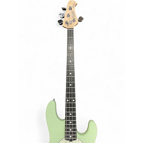 Used Sterling by Music Man stingray intro series Seafoam Green Electric Bass Guitar