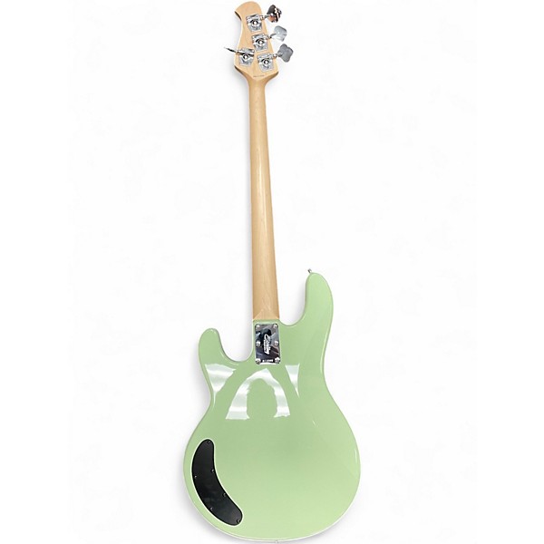 Used Sterling by Music Man stingray intro series Seafoam Green Electric Bass Guitar