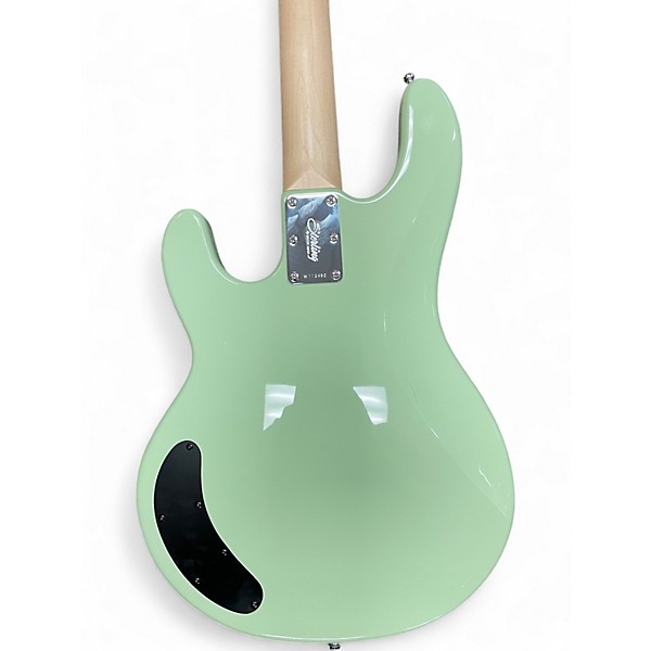 Used Sterling by Music Man stingray intro series Seafoam Green Electric Bass Guitar