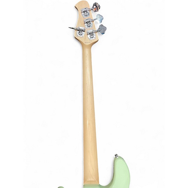 Used Sterling by Music Man stingray intro series Seafoam Green Electric Bass Guitar