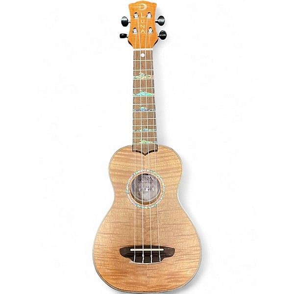 Used Luna HIGH TIDE EXOTIC MAHOGANY Natural Ukulele