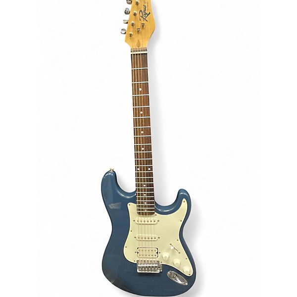 Used Rogue ST-4 Blue Solid Body Electric Guitar