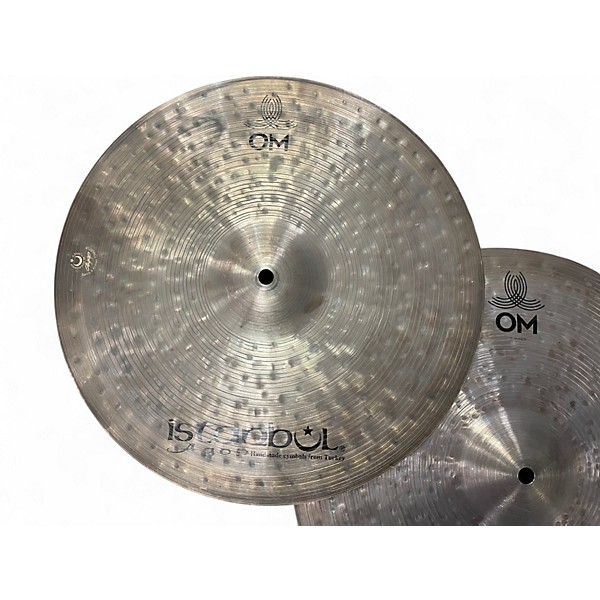 Used Istanbul Agop 15in OM Hi Hat Pair Cymbal