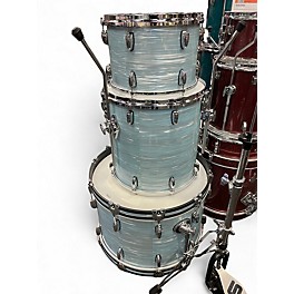 Used 2023 Gretsch Drums 3 Piece Brooklyn Series Oyster White Drum Kit