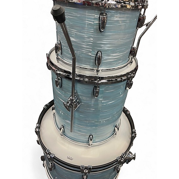 Used 2023 Gretsch Drums 3 Piece Brooklyn Series Oyster White Drum Kit