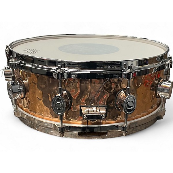 Used 2000s PDP by DW 5X14 Pacific Hammered Bronze Drum