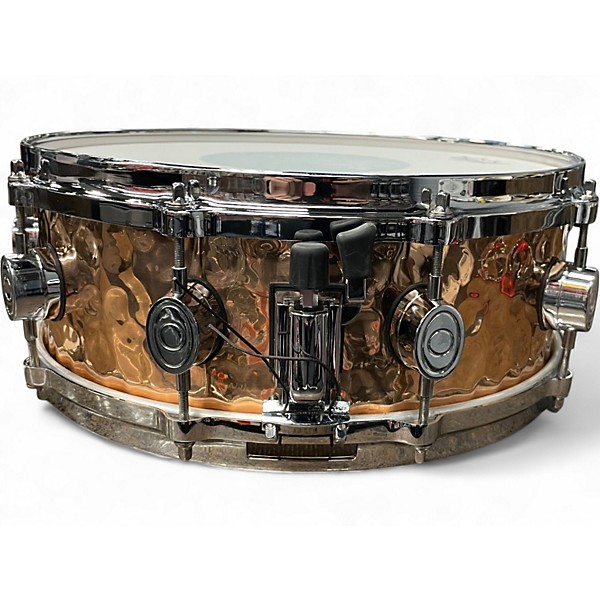 Used 2000s PDP by DW 5X14 Pacific Hammered Bronze Drum