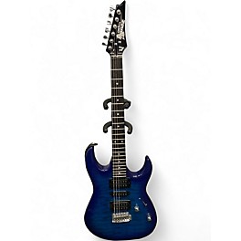 Used Ibanez GRX70QA Blue Solid Body Electric Guitar