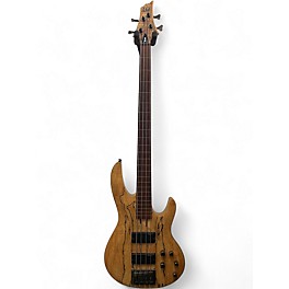 Used ESP LTD B204 Fretless Natural Electric Bass Guitar