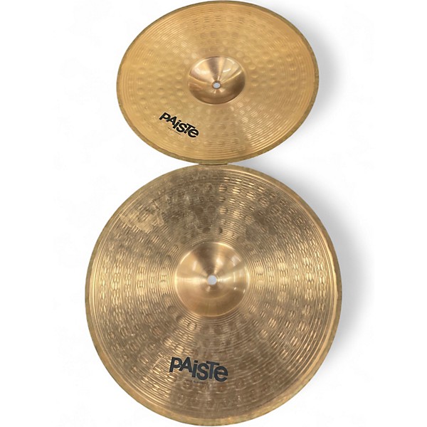 Used Paiste 14in 502 Hi Hat Pair Cymbal