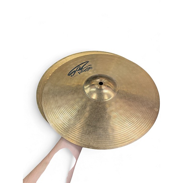 Used Paiste 14in 502 Hi Hat Pair Cymbal