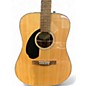 Used Fender CD60 Dreadnought Natural Acoustic Guitar