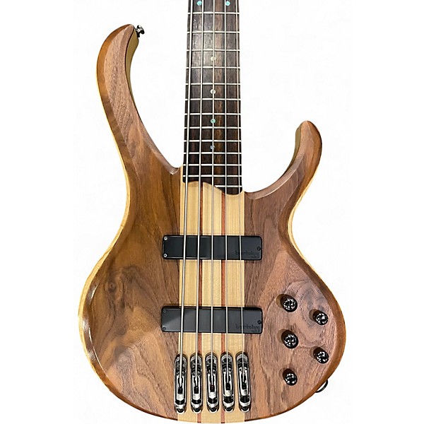 Used Ibanez BTB675 5 String Natural Flat Electric Bass Guitar
