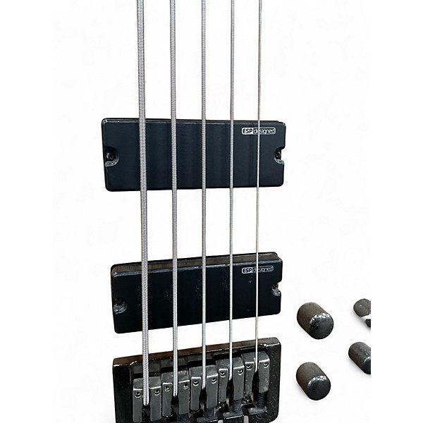 Used ESP LTD B205SM 5 String Brown Electric Bass Guitar