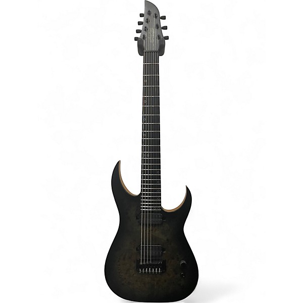 Used Schecter Guitar Research Keith Merrow KM7 MKIII Artist 7str Trans Black Solid Body Electric Guitar
