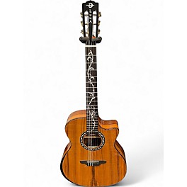 Used Luna VINEYARD KOA Natural Classical Acoustic Electric Guitar