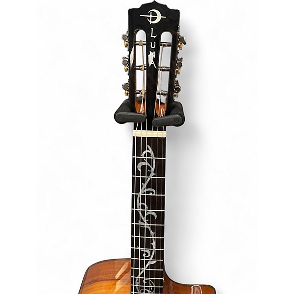 Used Luna VINEYARD KOA Natural Classical Acoustic Electric Guitar