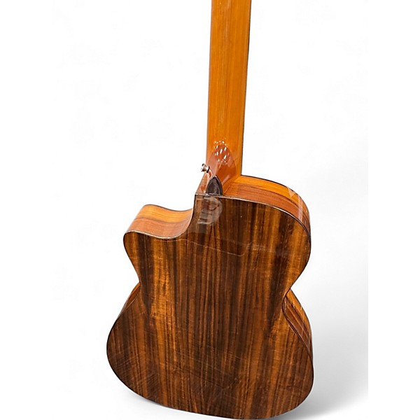 Used Luna VINEYARD KOA Natural Classical Acoustic Electric Guitar