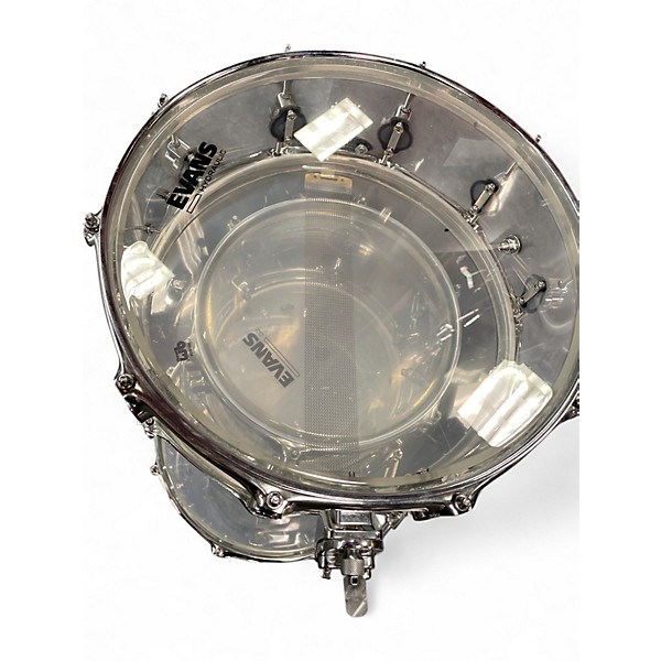 Used DW 5 Piece Design Series Acrylic Clear Drum Kit