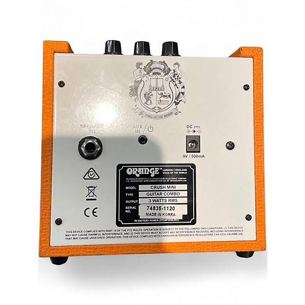 Used Orange Amplifiers CRUSH MINI Guitar Combo Amp