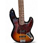 Used 2014 Fender American Standard Jazz Bass 2 Color Sunburst Electric Bass Guitar