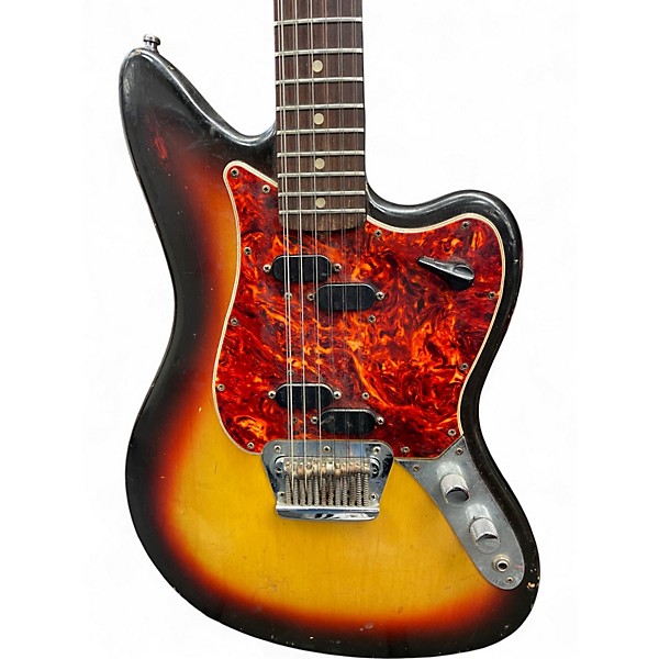 Vintage 1960s Fender 1966 ELECTRIC XII TOBACCO BURST Solid Body Electric Guitar