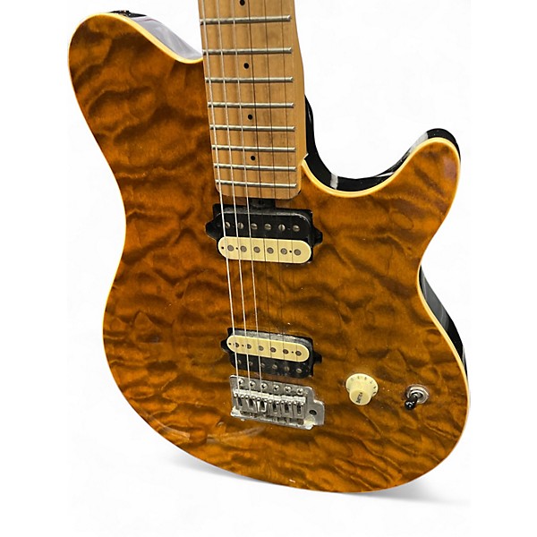 Used OLP MM-1 Amber Solid Body Electric Guitar