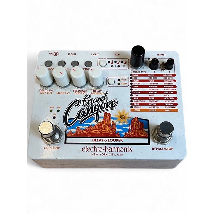 Used Electro-Harmonix Grand Canyon Delay and Looper Effect