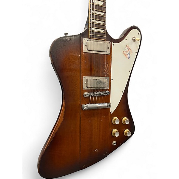 Used Gibson CUSTOM SHOP JOHNNY WINTER FIREBIRD V AGED SUNBURST Solid Body Electric Guitar
