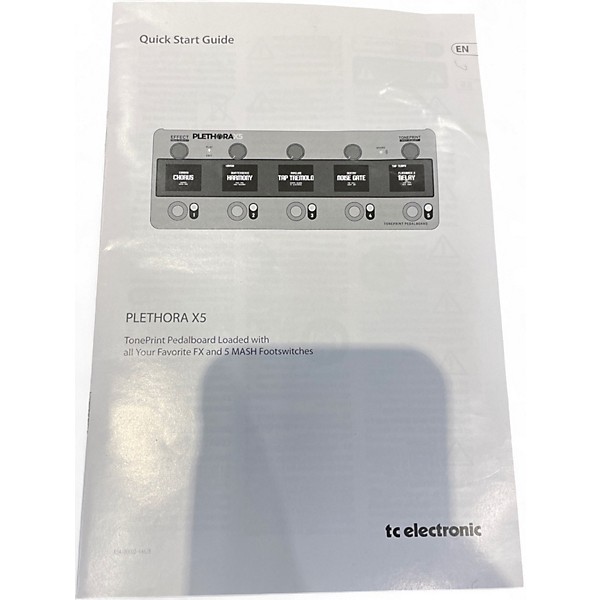 Used TC Electronic plethora x5 Effect Processor