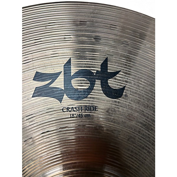 Used Zildjian 18in ZBT Crash Ride Cymbal
