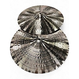 Used Paiste 14in Signature Precision Sound Edge Hi Hat Pair Cymbal