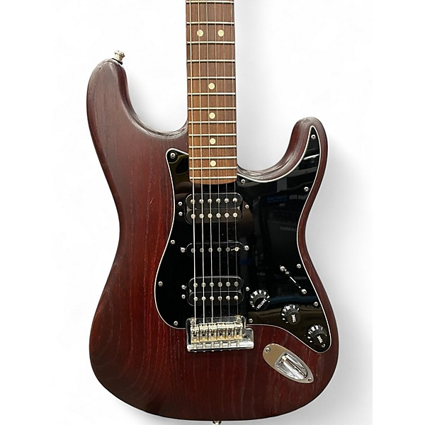 Used 2012 Fender FSR Stratocaster Special Edition Mahogany Stain Solid Body Electric Guitar