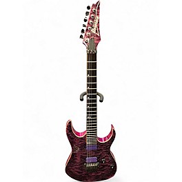 Used Ibanez RG920QMZ HIGH VOLTAGE VIOLET Solid Body Electric Guitar