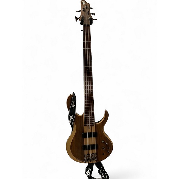 Used Ibanez BTB745 Low Gloss Natural Electric Bass Guitar