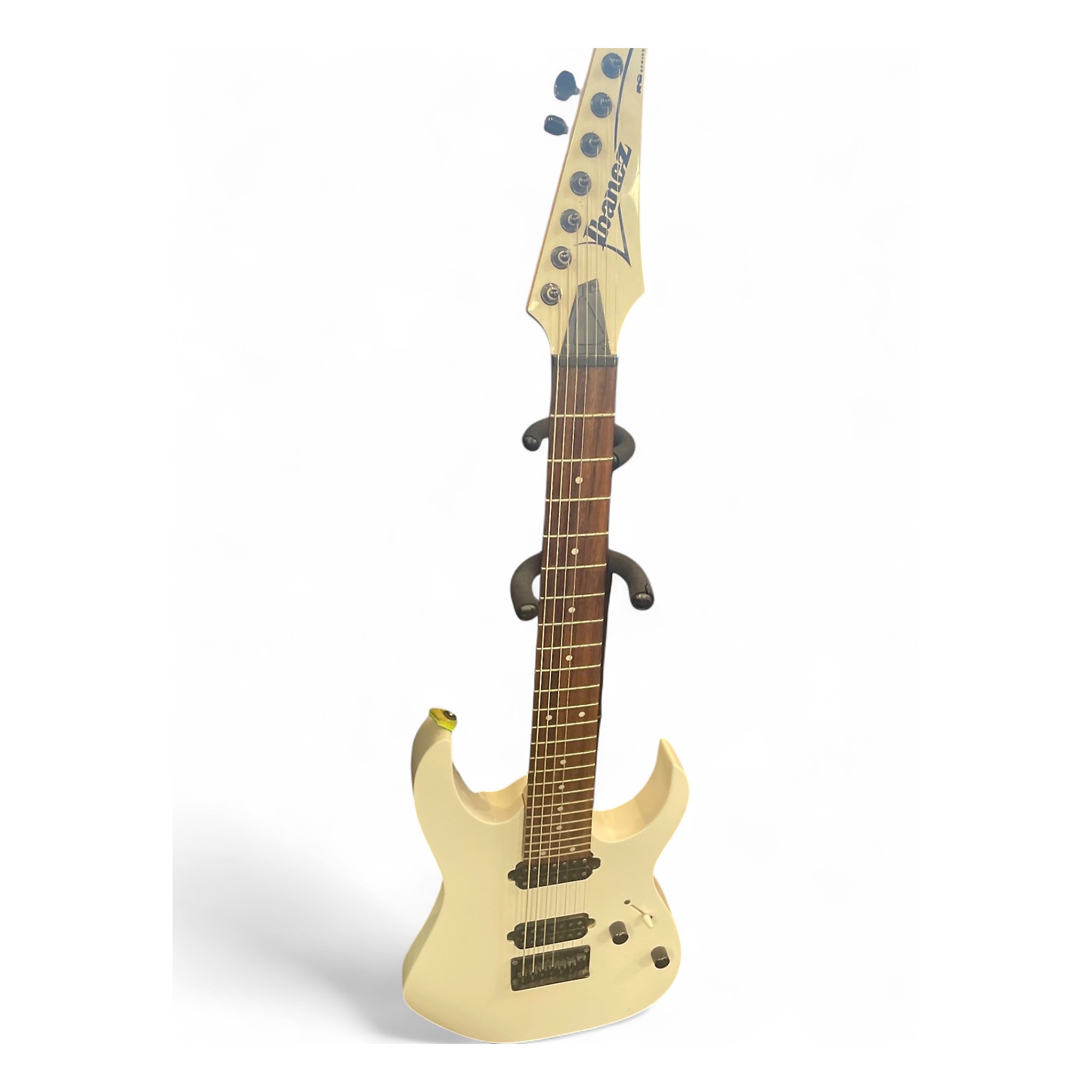 Used Ibanez RG7421 RG Series White Solid Body Electric