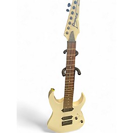 Used Ibanez RG7421 RG Series White Solid Body Electric Guitar