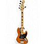 Used Squier 5 STRING JAZZ BASS  Natural Electric Bass Guitar thumbnail