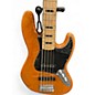 Used Squier 5 STRING JAZZ BASS  Natural Electric Bass Guitar