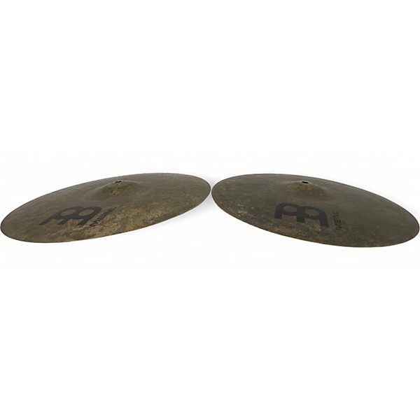 Used MEINL 15in Byzance Dark Hi Hat Pair Cymbal