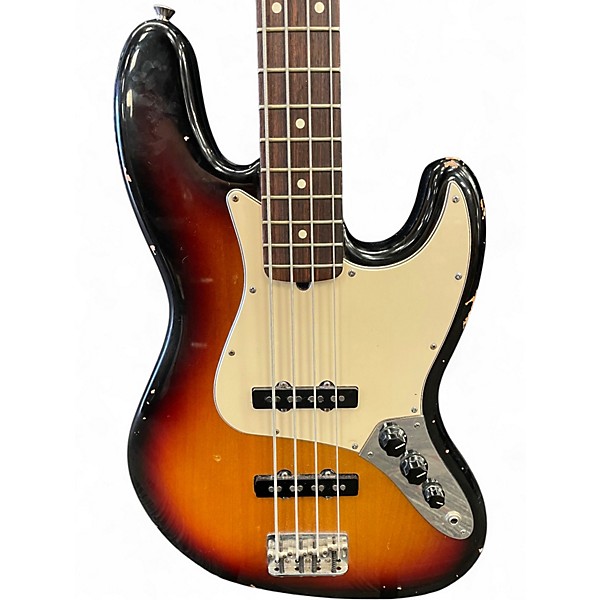 Used Fender JAZZ BASS Tabaco Burst Electric Bass Guitar