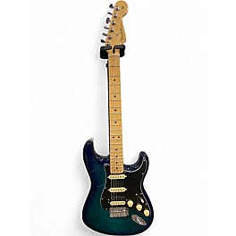 Used Fender Player Plus Stratocaster HSS Blue Burst Solid Body Electric Guitar