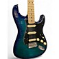Used Fender Player Plus Stratocaster HSS Blue Burst Solid Body Electric Guitar