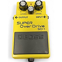 Used BOSS SD1 Super Overdrive Effect Pedal